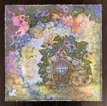 Load image into Gallery viewer, Fairy Hugs - Fairy-Scapes - 6" x 6" - Playground - Fairy Hugs