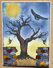 Load image into Gallery viewer, Fairy Hugs Stamps - Moon Tree - Fairy Hugs