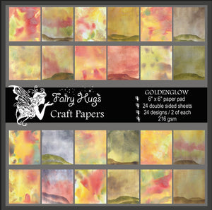 Fairy Hugs - 6" x 6" Paper Pad - Goldenglow Paper Pad