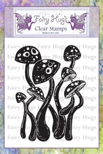 Load image into Gallery viewer, Fairy Hugs Stamps - Dancing Mushrooms - Fairy Hugs