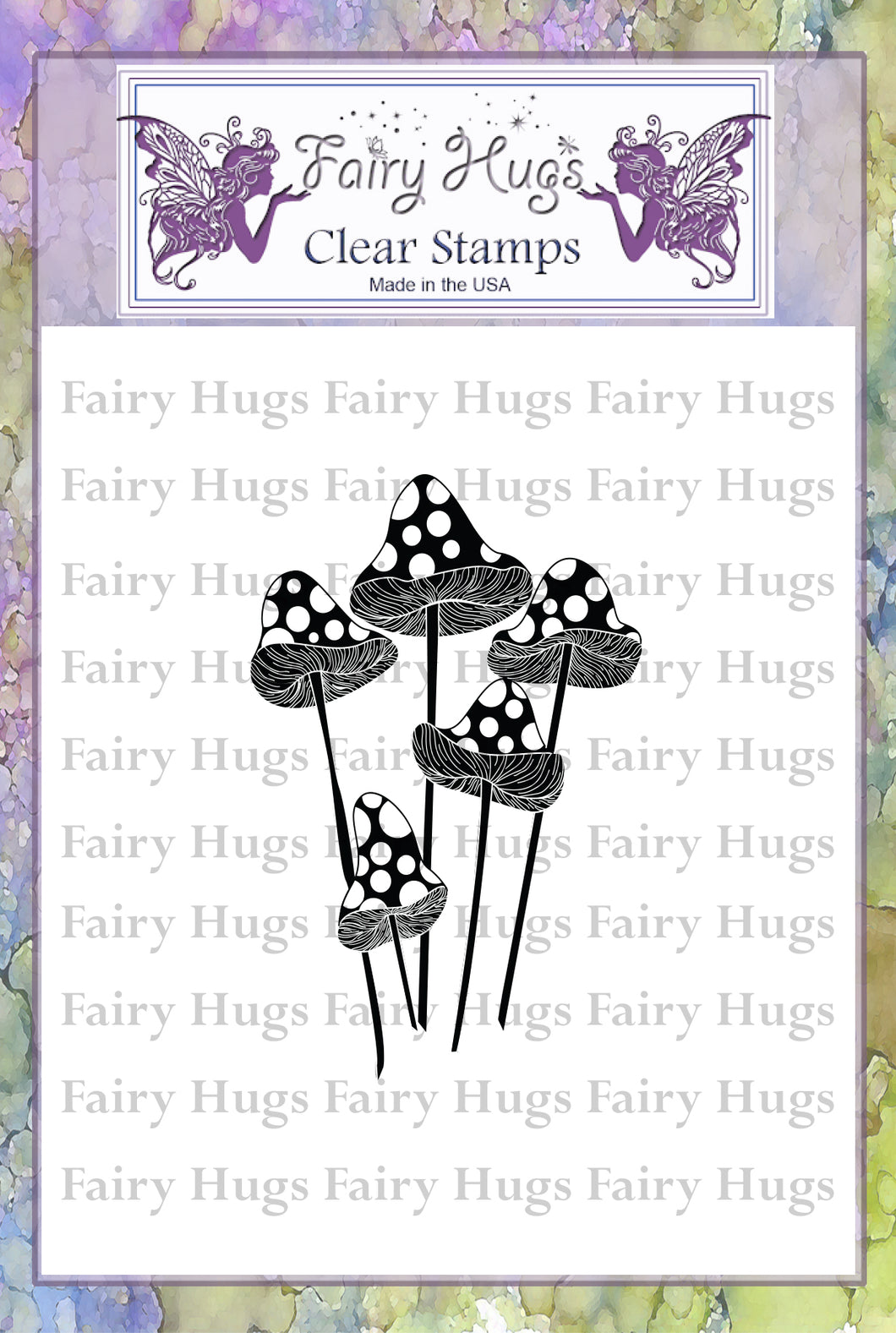 Fairy Hugs Stamps - Dotted Mushrooms - Fairy Hugs