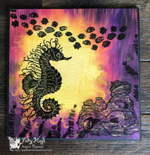 Load image into Gallery viewer, Fairy Hugs - Fairy-Scapes - 6" x 6" - Sea Cavern - Fairy Hugs