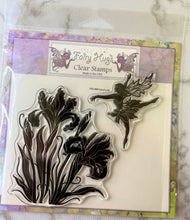 Load image into Gallery viewer, Fairy Hugs Stamps - Carol&#39;s Iris
