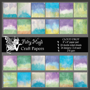 Fairy Hugs - 6" x 6" Paper Pad - Cloud Drop