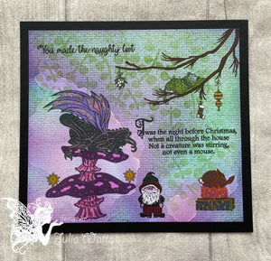 Fairy Hugs Stamps - Festive Branch