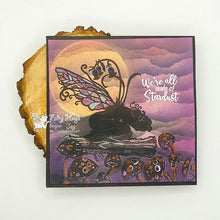 Load image into Gallery viewer, Fairy Hugs - Fairy-Scapes - 6&quot; x 6&quot; - Purple Glow Sphere - Fairy Hugs
