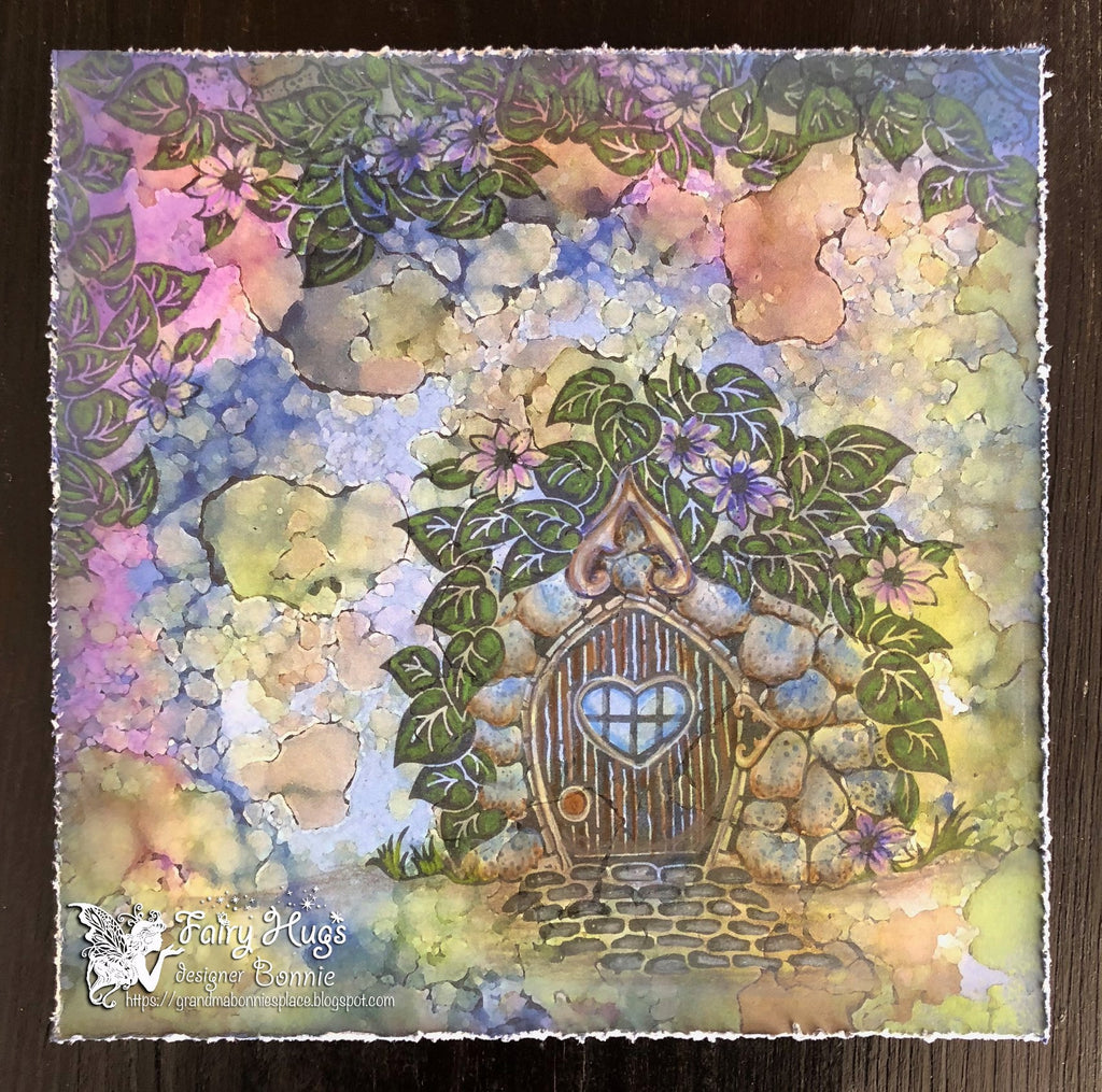 Fairy Hugs - Fairy-Scapes - 6" x 6" - Playground - Fairy Hugs