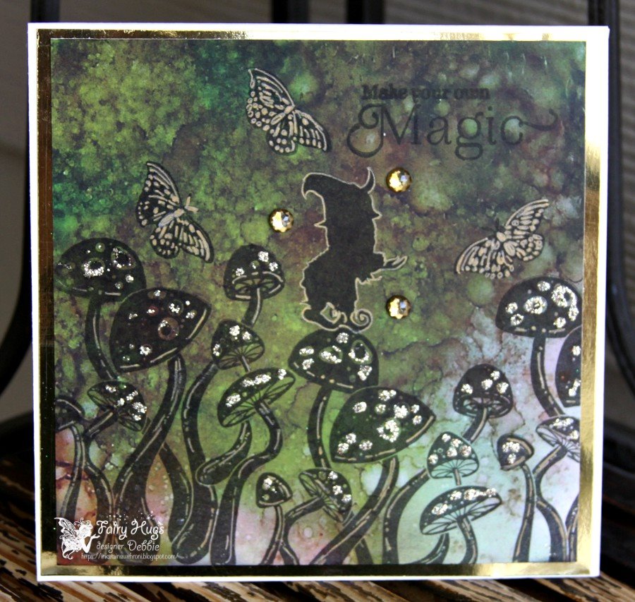 Fairy Hugs Stamps - Dancing Mushrooms - Fairy Hugs
