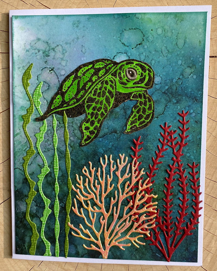 Fairy Hugs - Fairy-Scapes - 6" x 6" - Under The Sea - Fairy Hugs