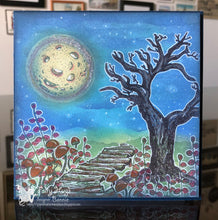 Load image into Gallery viewer, Fairy Hugs Stamps - Moon Tree - Fairy Hugs
