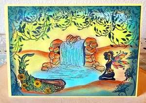 Fairy Hugs Stamps - Leafy Canoe - Fairy Hugs
