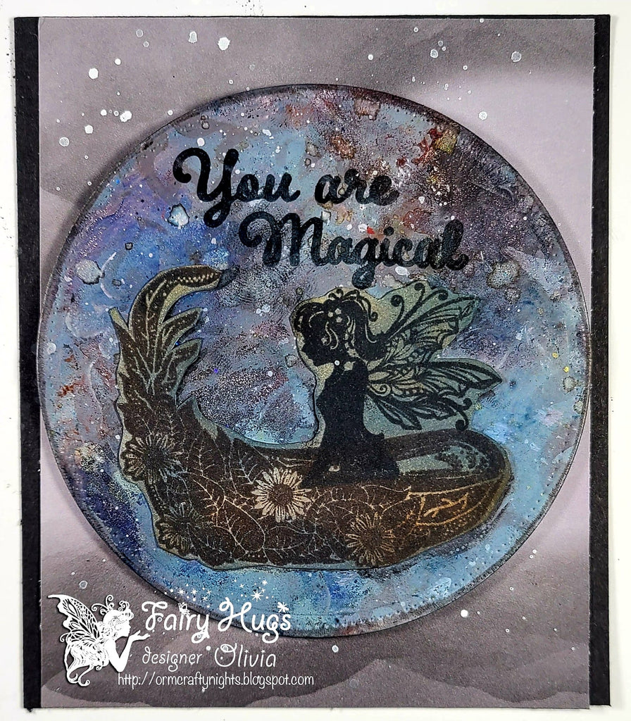Fairy Hugs Stamps - Leafy Canoe - Fairy Hugs