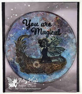 Fairy Hugs Stamps - Leafy Canoe - Fairy Hugs