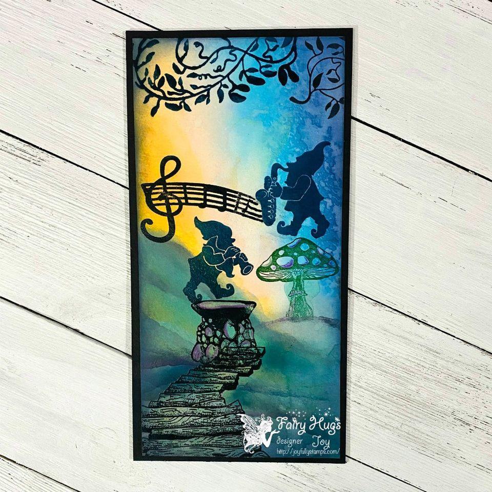 Fairy Hugs Stamps - Musical Walkway - Fairy Hugs