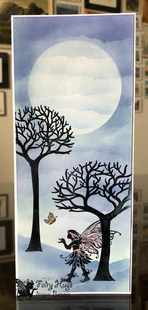 Fairy Hugs Stamps - Skinny Bare Tree (Short) - Fairy Hugs