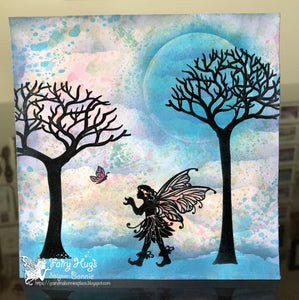 Fairy Hugs Stamps - Skinny Bare Tree (Tall) - Fairy Hugs