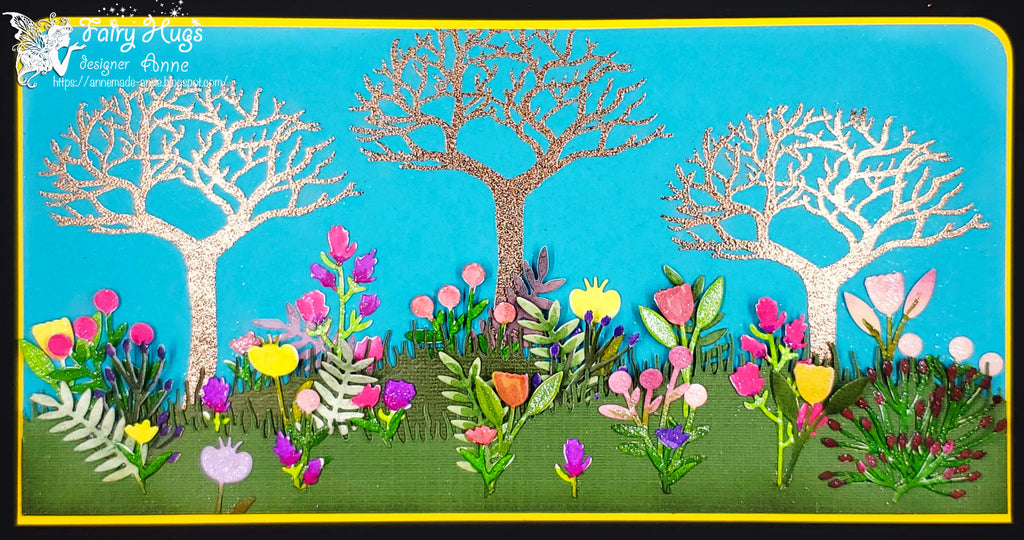 Fairy Hugs Stamps - Skinny Bare Tree (Short) - Fairy Hugs