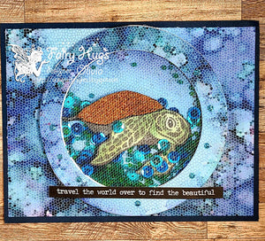 Fairy Hugs - Fairy-Scapes - 6" x 6" - Coral Reef - Fairy Hugs