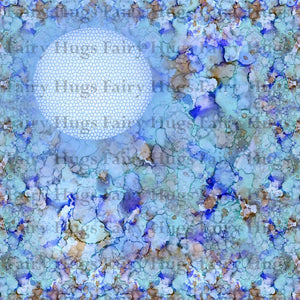Fairy Hugs - Fairy-Scapes - 6" x 6" - Blue Lagoon - Fairy Hugs