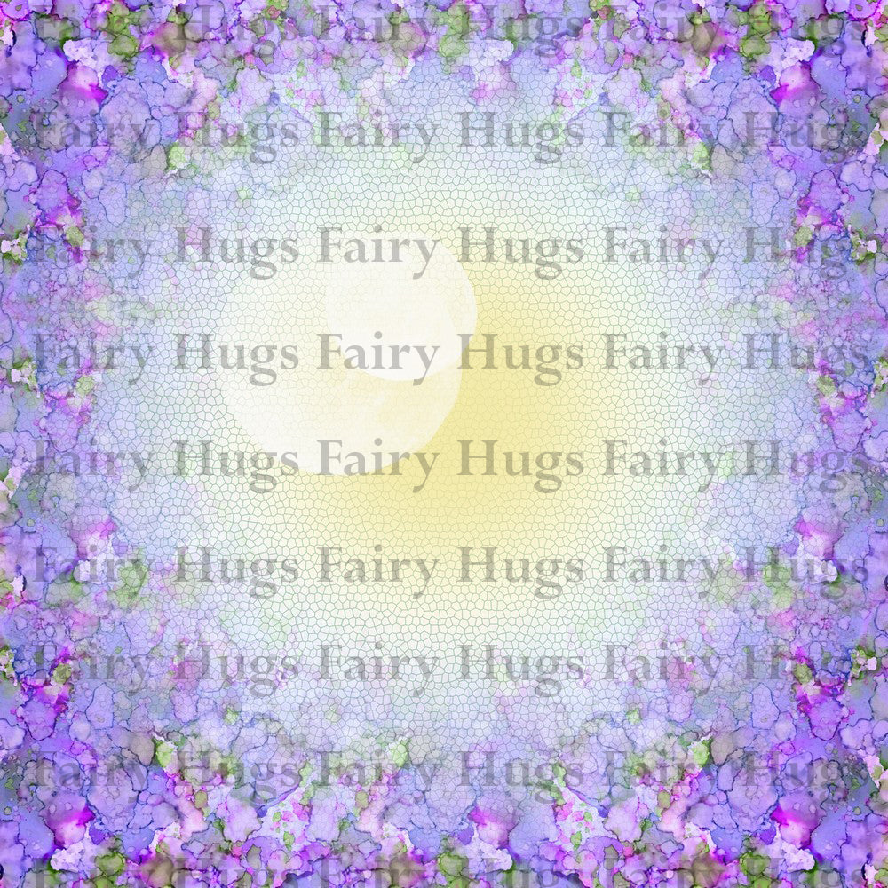 Fairy Hugs - Fairy-Scapes - 6" x 6" - Lavendar Dilly - Fairy Hugs
