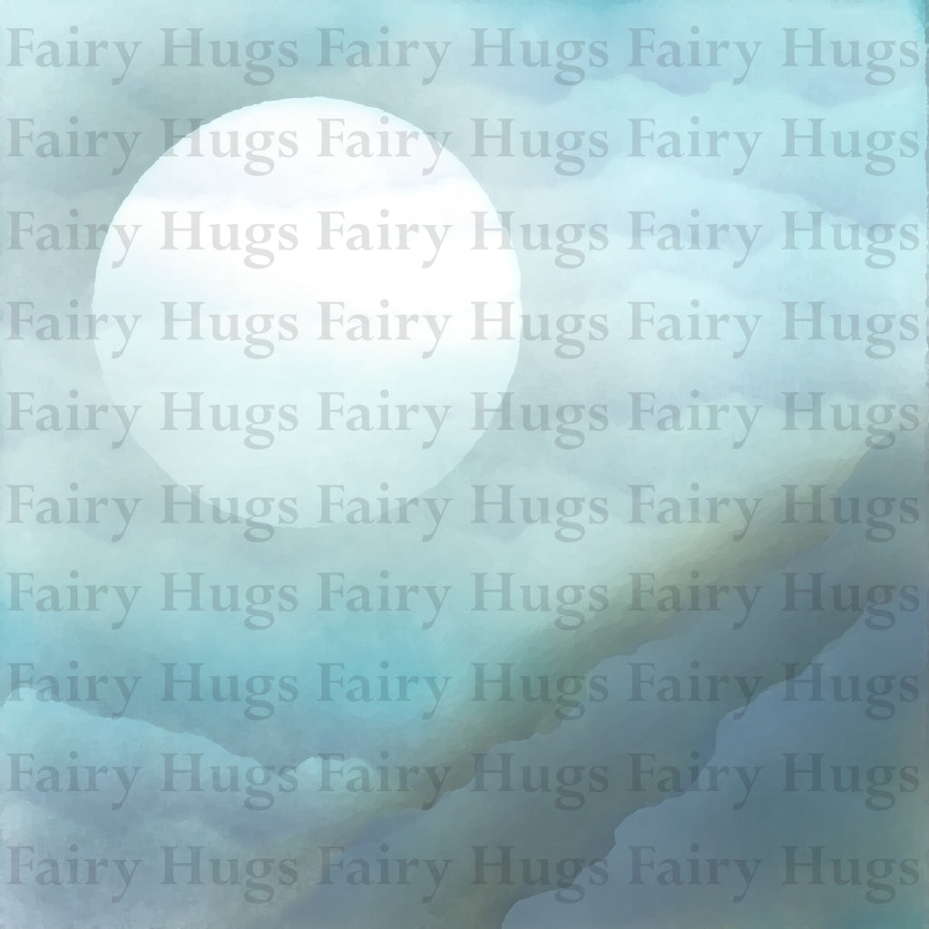 Fairy Hugs - Fairy-Scapes - 6" x 6" - Cliff View - Fairy Hugs