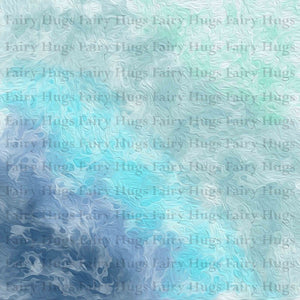 Fairy Hugs - Fairy-Scapes - 6" x 6" - Deep Blue Sea - Fairy Hugs
