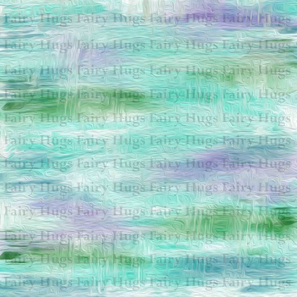 Fairy Hugs - Fairy-Scapes - 6" x 6" - Seaweed Puddles - Fairy Hugs