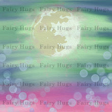 Load image into Gallery viewer, Fairy Hugs - Fairy-Scapes - 6&quot; x 6&quot; - Northern Lights
