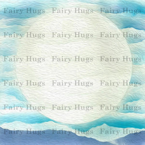 Fairy Hugs - Fairy-Scapes - 6" x 6" - Glorious Moon