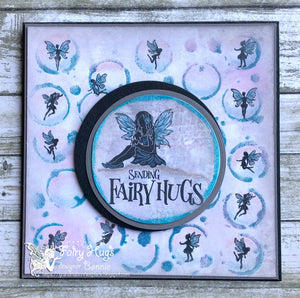 Fairy Hugs - Stencils - Water Stains