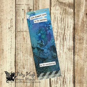 Fairy Hugs - Fairy-Scapes - 6" x 6" - Coral Reef - Fairy Hugs