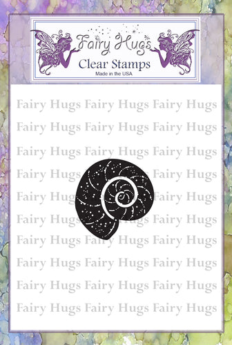 Fairy Hugs Stamps - Mini Nautilus Shell - Fairy Hugs