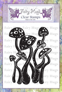 Fairy Hugs Stamps - Dancing Mushrooms - Fairy Hugs