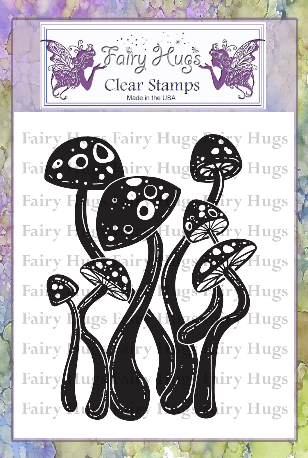 Fairy Hugs Stamps - Dancing Mushrooms - Fairy Hugs