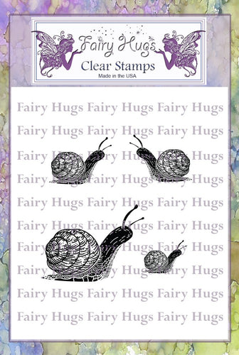 Fairy Hugs Stamps - Snail Family - Fairy Hugs