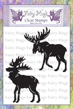 Load image into Gallery viewer, Fairy Hugs Stamps - Moose Set - Fairy Hugs
