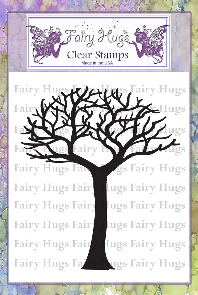 Fairy Hugs Stamps - Skinny Bare Tree (Short) - Fairy Hugs