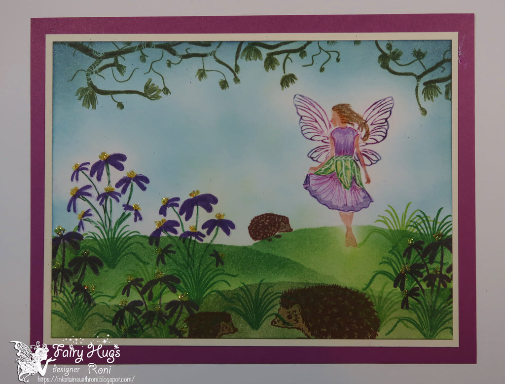 Fairy Hugs Stamps - Whimsical Flower Cluster - Fairy Hugs