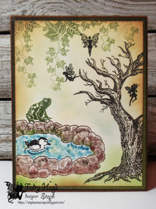 Fairy Hugs Stamps - Pond - Fairy Hugs