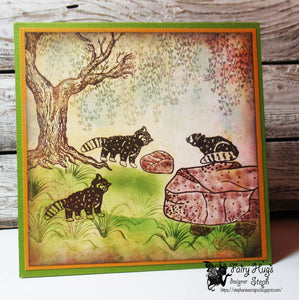 Fairy Hugs Stamps - Raccoon Set - Fairy Hugs