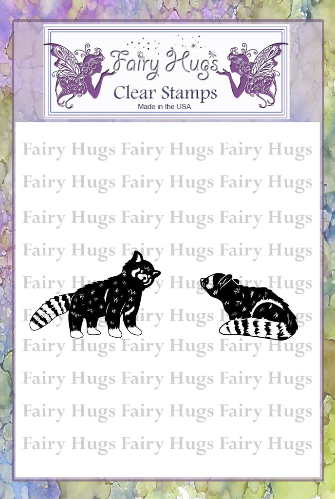 Fairy Hugs Stamps - Raccoon Set - Fairy Hugs