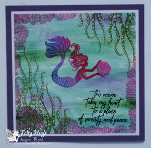 Fairy Hugs - Fairy-Scapes - 6" x 6" - Seaweed Puddles - Fairy Hugs