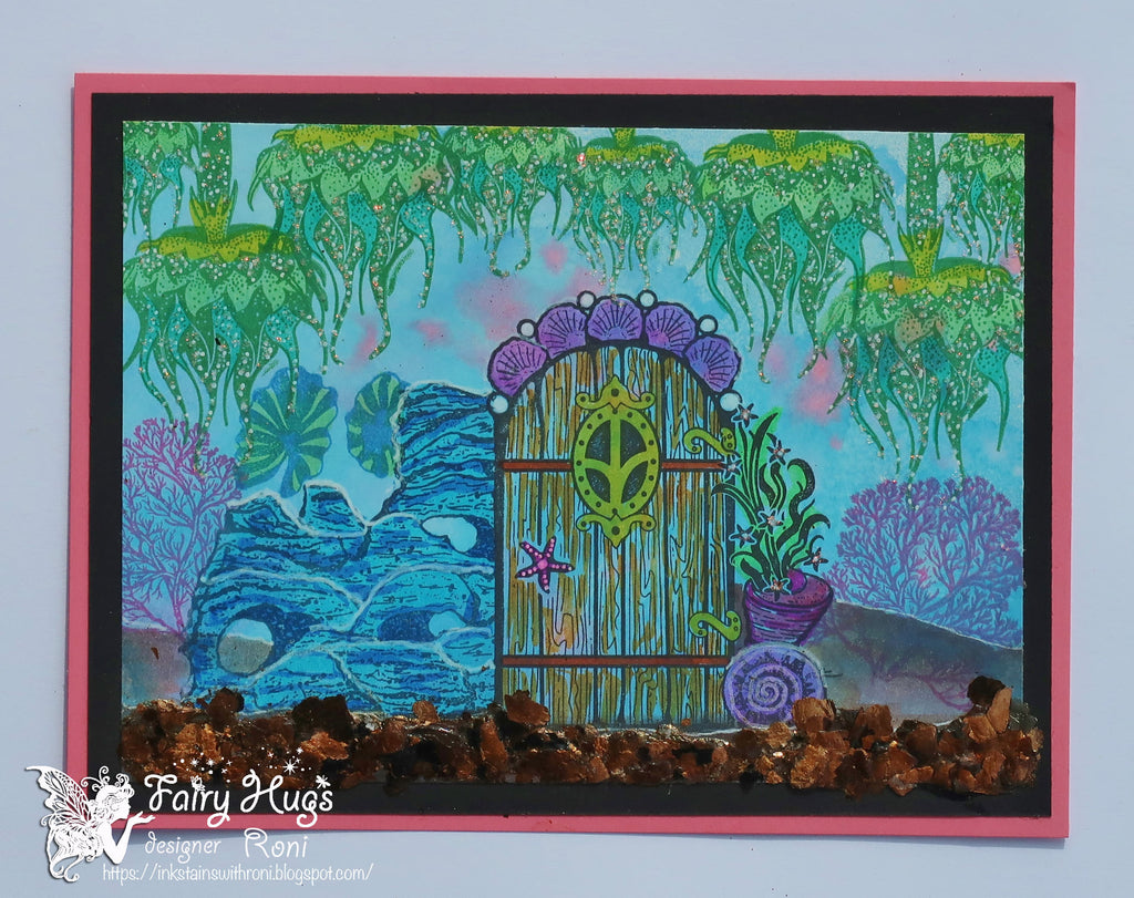 Fairy Hugs Stamps - Fan Coral - Fairy Hugs
