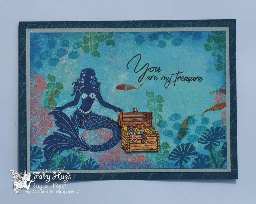 Fairy Hugs Stamps - Fan Coral - Fairy Hugs