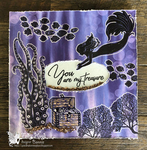 Fairy Hugs - Fairy-Scapes - 6" x 6" - Blue Brilliance - Fairy Hugs