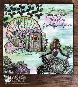 Fairy Hugs Stamps - Shell Door - Fairy Hugs