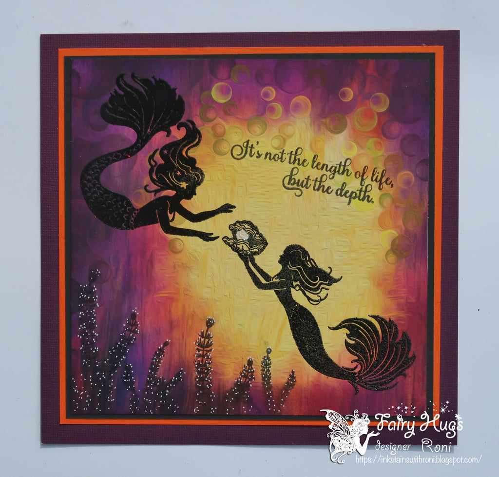 Fairy Hugs - Fairy-Scapes - 6" x 6" - Sea Cavern - Fairy Hugs