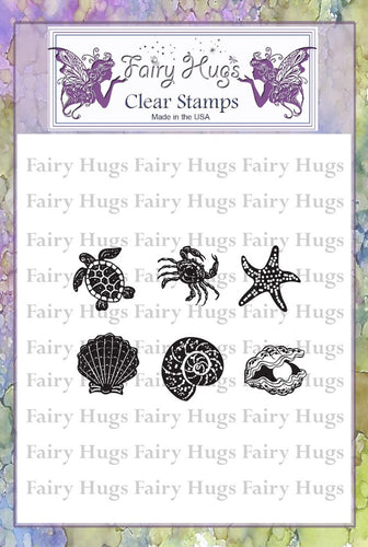 Fairy Hugs Stamps - Teeny Ocean Set - Fairy Hugs