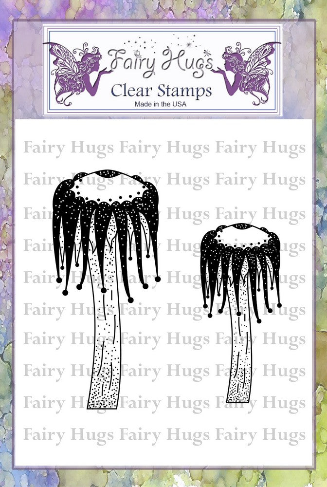 Fairy Hugs Stamps - Jester Mushrooms - Fairy Hugs