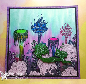 Fairy Hugs Stamps - Chess Mushrooms - Fairy Hugs